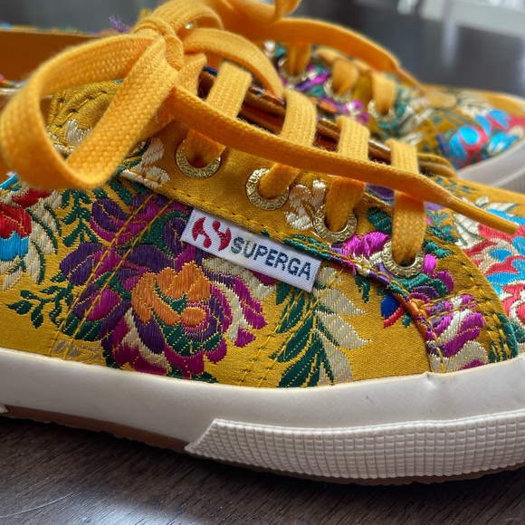 Superga Korelaw Satin Sneakers - Size 7 1/2 - Picture 2 of 10